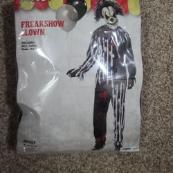 Freakshow Clown Adult Costume 