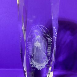 Paper Weight With Virgin Mary Image 