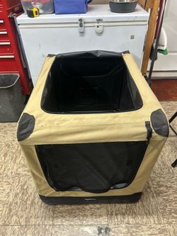 Large canvas dog crate