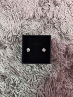 GRA Certified Moissanite Stud Earrings