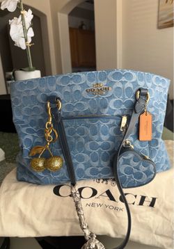 Authentic Coach bags and charms