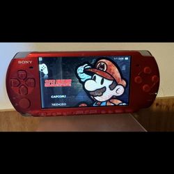 Psp slim 3000 128gb with games