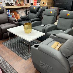 Recliners $99-$329 Each 