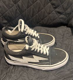 Revenge x Storm BLACK With Reflective BOLT skate Shoes Size 5 Mens