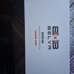 Bella Amplifier 4000 Watts Monoblock