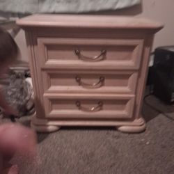 Antique Sturdy Night Stand 