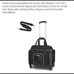 Rolling Pet Carrier 