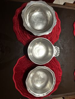 Metal Serving Bowls 