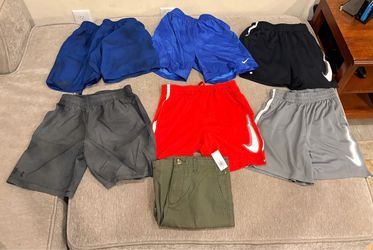 Nike & Under Armour Athletic Shorts Lot + New Pants (7 Pieces)