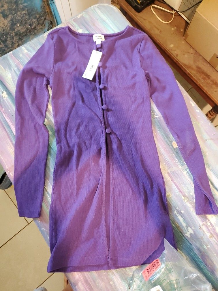 Small purple sweater