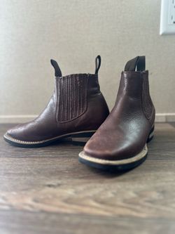 Brown Leather Ankle Boots from Mexico