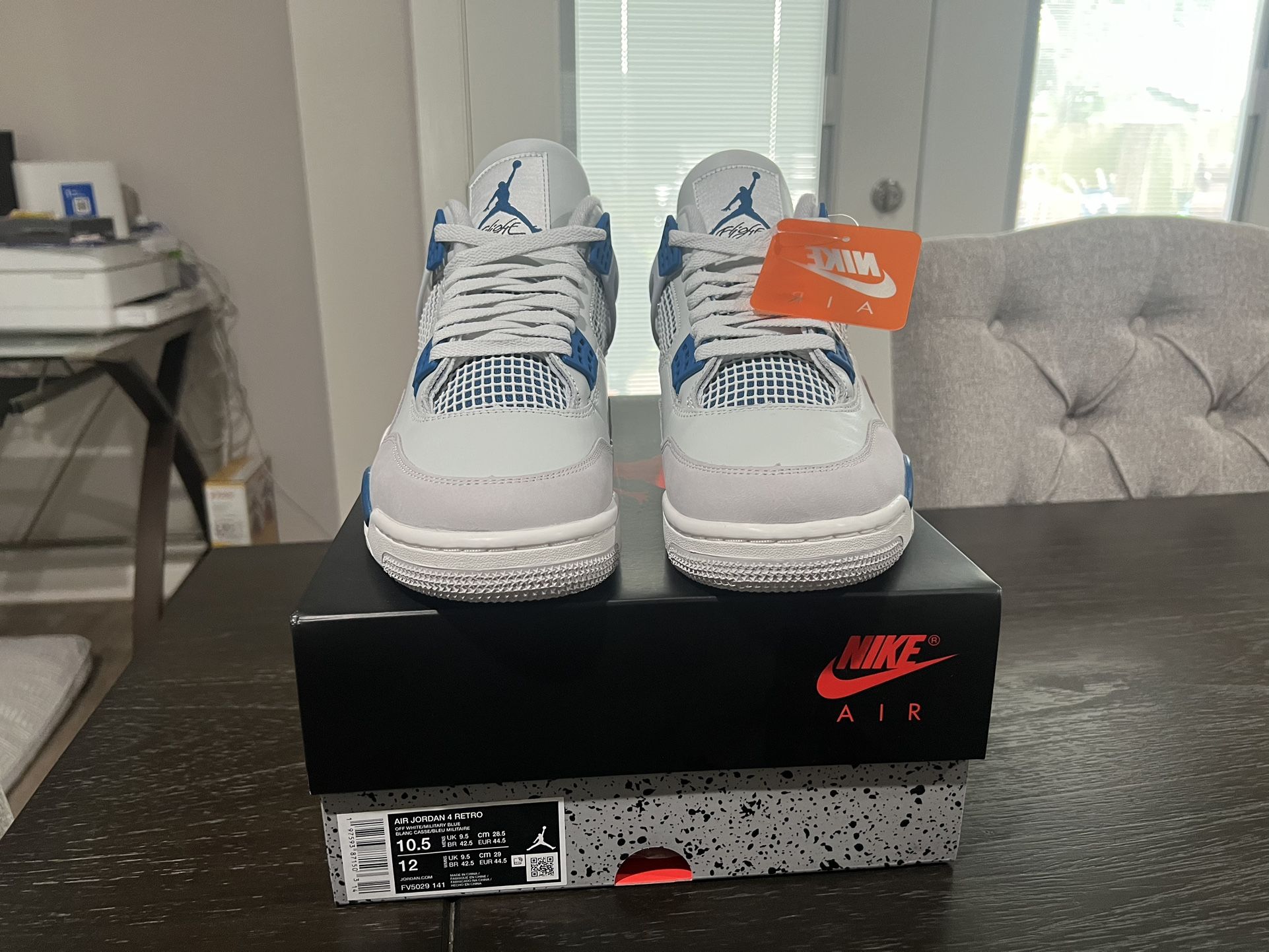 Air Jordan Retro Off White Military Blue