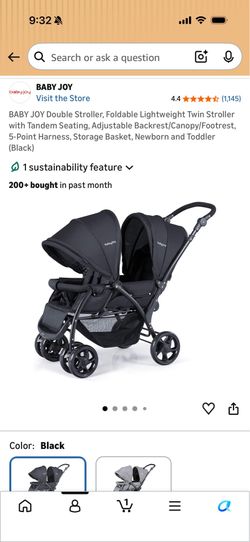 Baby Joy double stroller (new no box)