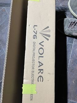 Volare L-76 Digital projector electromotive screen