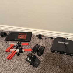 N64 And Sega Master System And Controllers 
