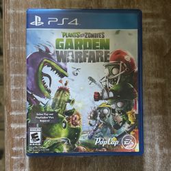 PS4 Plants vs Zombies Garden Warfare