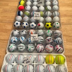 Lightly Used Golf Balls  Priced  By The Dozen  