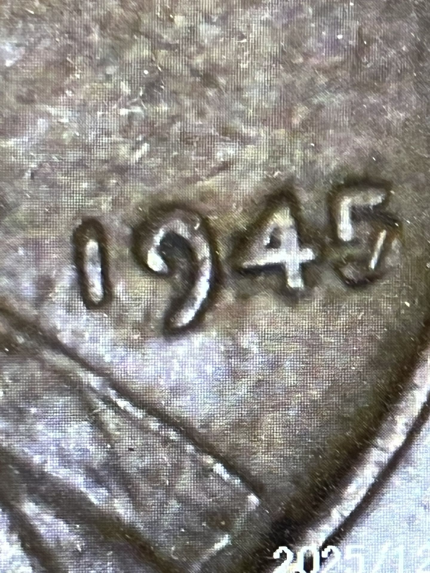 1945 Lincoln Wheat Cent Penny Coin Error
