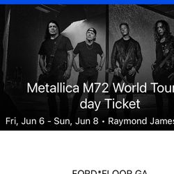 Metallica Ticket