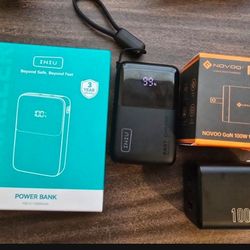 100w Charger And 10000mah Battery Bank