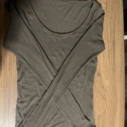 Mayb Brown Long Sleeve Shirt 