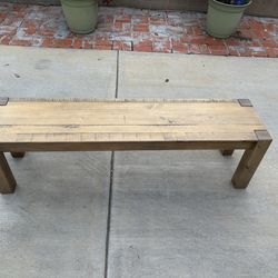 Wood Bench
