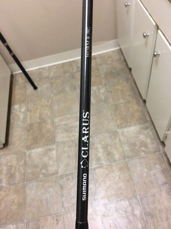 Shimano Clarus 6'8" Medium Worm Spinning Fishing Rod CSS68MB