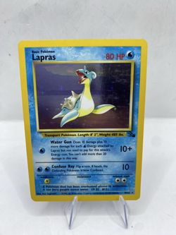 Lapras 10/62 Holo Fossil Unlimited 1999 Pokemon WOTC