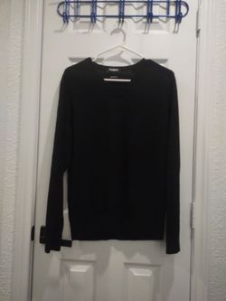 Express Black Long Sleeve Sweater