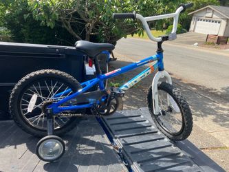 Child Kid Children Bike 16” Wheels With Training Wheels Bicycle Tricycle Trike in Good Condition