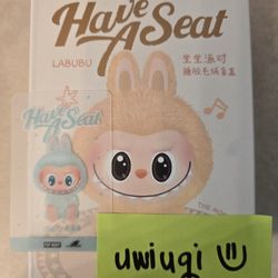 Authentic Pop Mart - Have A Seat Labubu (V2) - Confirmed Ququ