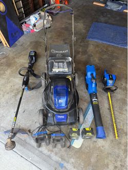 Kobalt electric gardening equipment