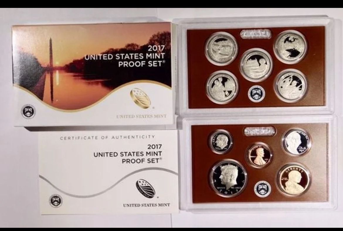 2017 US Mint Proof Set W/Box & COA