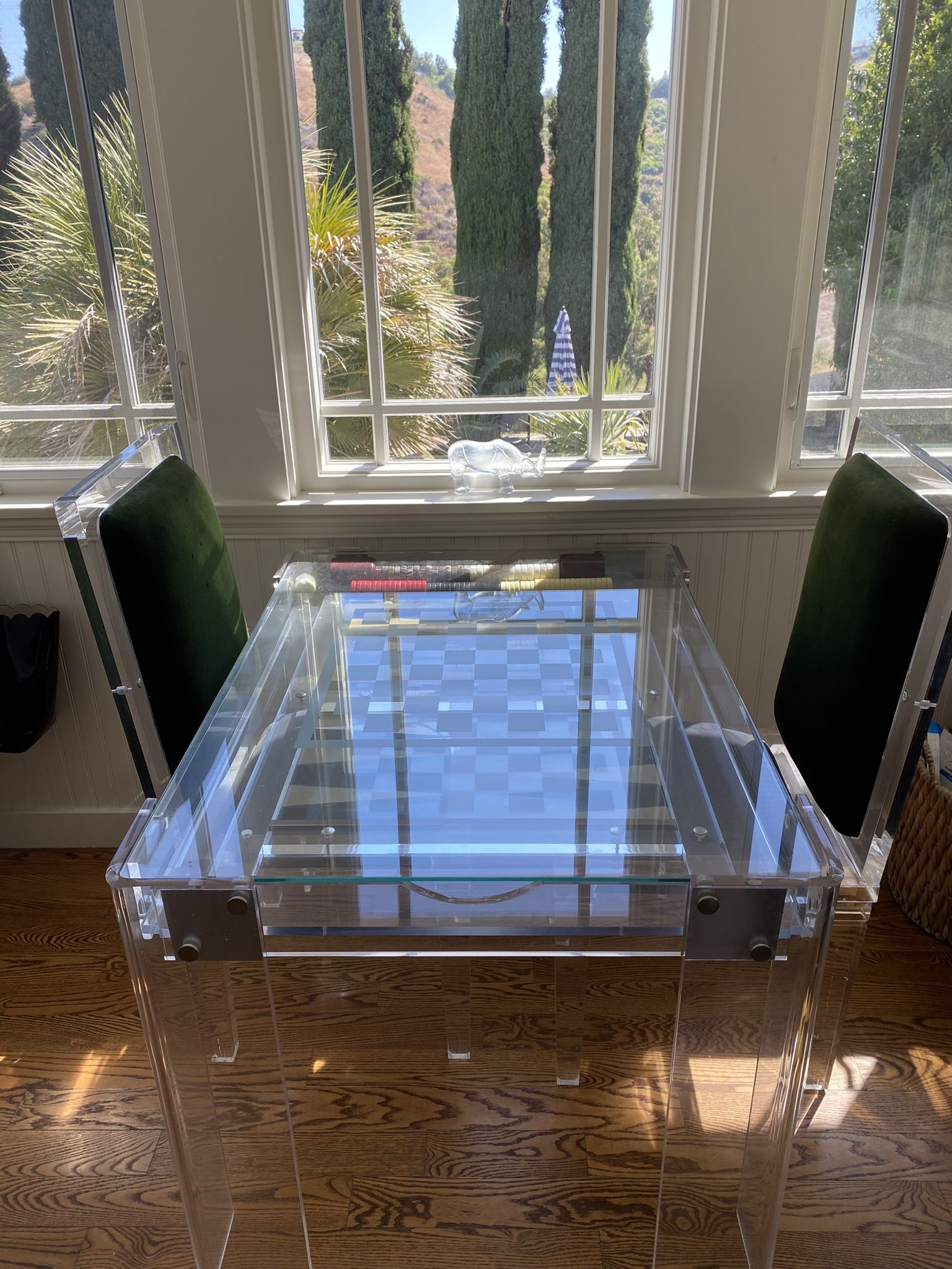 Acrylic Backgammon Set