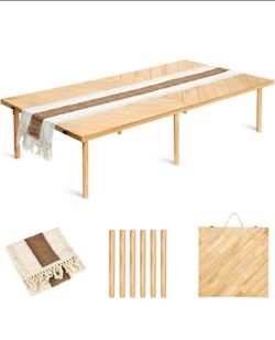 (NEW IN BOX) indoor/outdoor picnic table