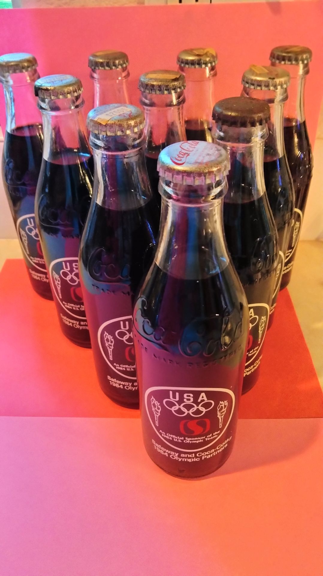 1984 Olympic Safeway Coca Cola Bottles