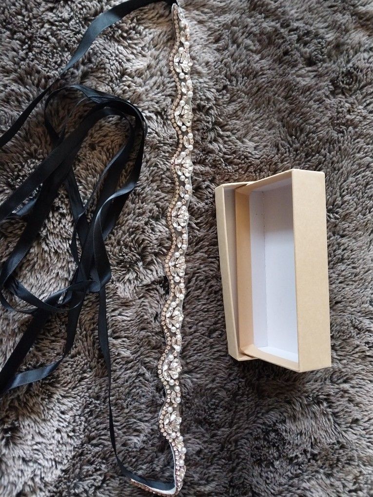 Rose Gold Sash/belt