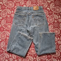 1960s Orange Tab Levis 565 Jeans • Size 28x28  • $100