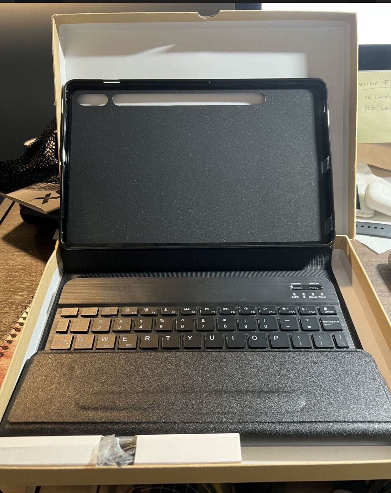 Keyboard Case for T500 (S7 Black with Backlit)