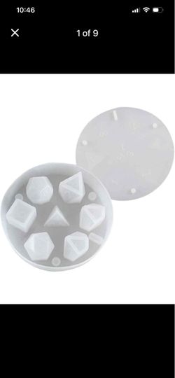 7 Dice Resin Mold ( Dungeon and Dragon)