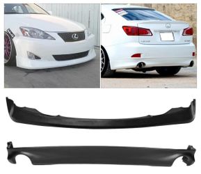 06-08 Lexus IS250 IS350 VIP Style Front Bumper Lip + Rear Lip