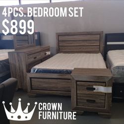 4pcs. Bedroom Set ( Queen Set Included)
