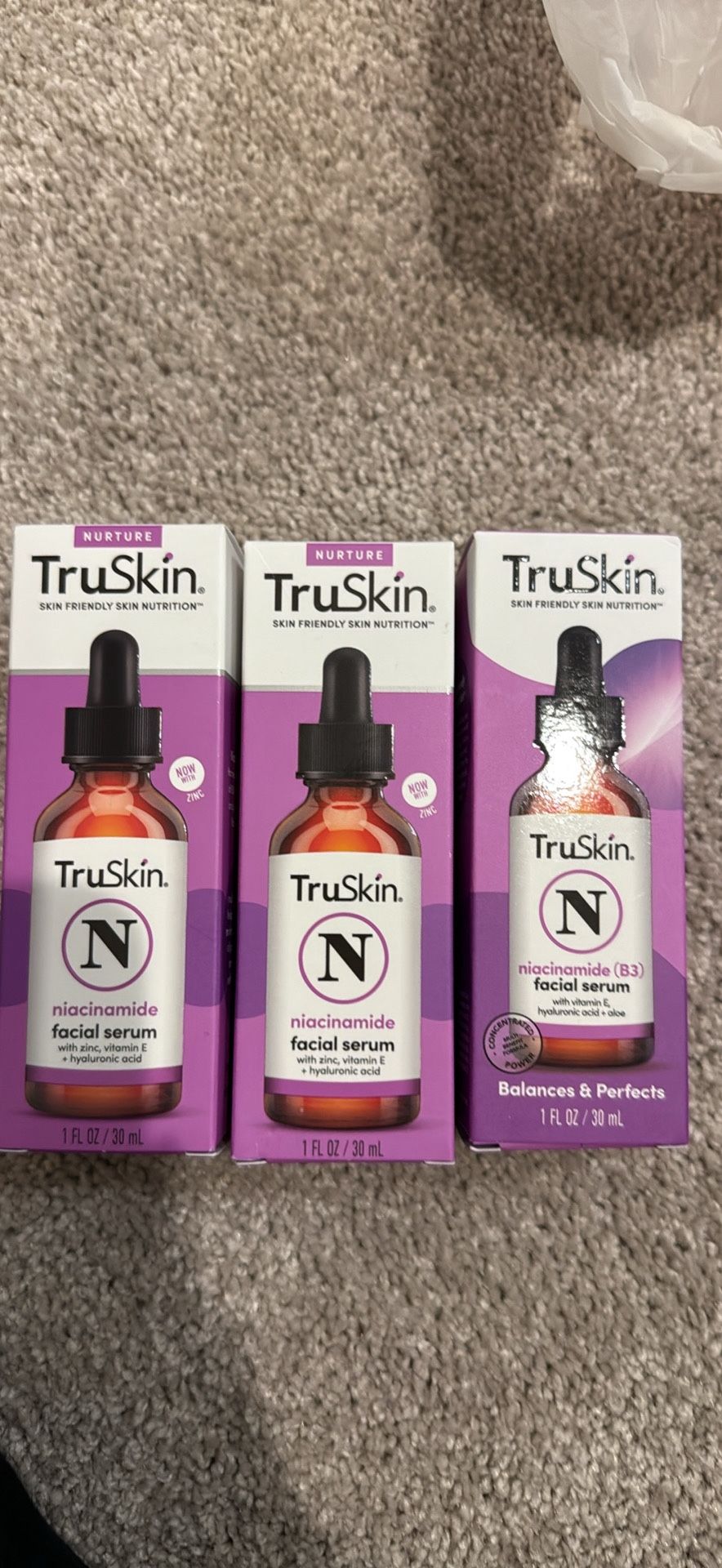 Truskin facial serum $8/each