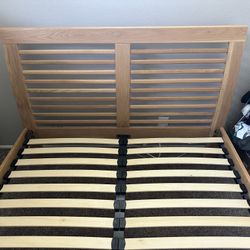 Bed, Mattress, Side Tables