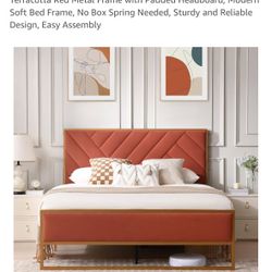  Upholstered FULL Size Bed Frame 