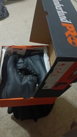 Timberlands Pro Safety Toe Working Shoes all Black (Open Box Never Used) Asking $80 Firm on Price