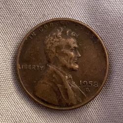 1958-D Wheat Penny
