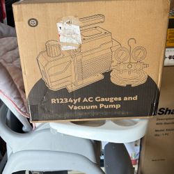 Ac gauges And vacuum Pump 