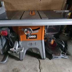 Ridgid Table Saw New