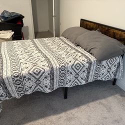 Full Size Mattress And Bed Frame 